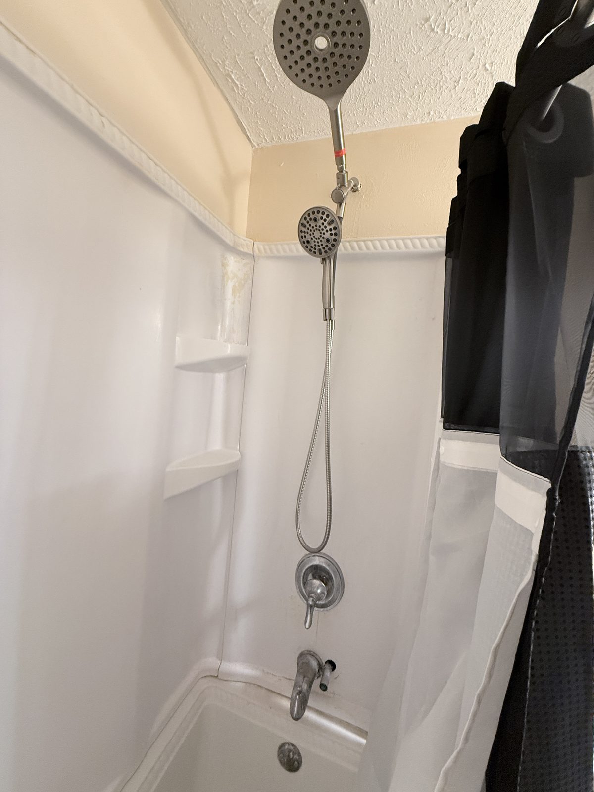 Clean finished bathroom after restoration